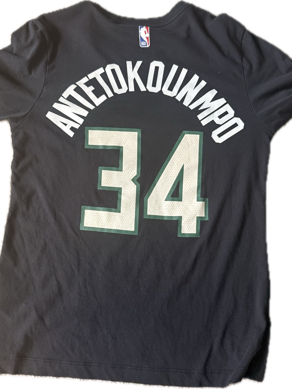 Nike Black Giannis Antetokounmpo #34 Basketball Tee - Picture 2 of 3